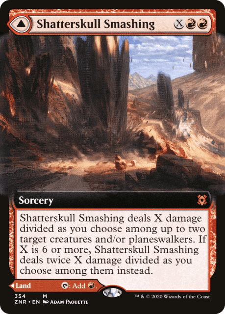 Shatterskull Smashing // Shatterskull, the Hammer Pass (354) — Zendikar Rising