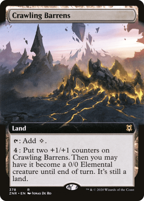Crawling Barrens (378) — Zendikar Rising
