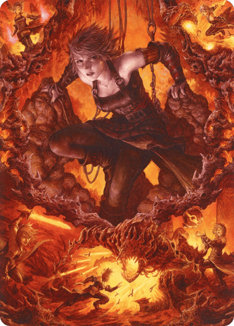 Nahiri, Heir of the Ancients (4) — Zendikar Rising Art Series
