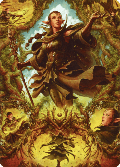 Nissa of Shadowed Boughs (6) — Zendikar Rising Art Series