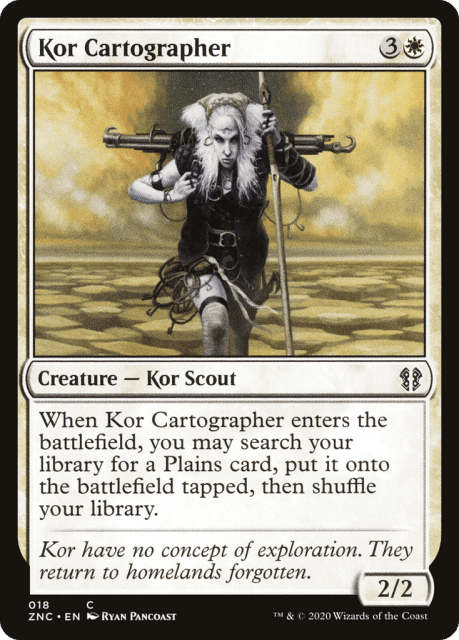 Kor Cartographer (18) — Zendikar Rising Commander