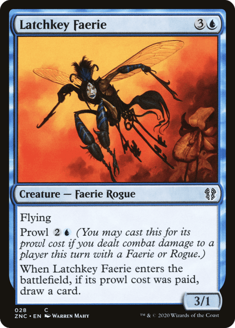Latchkey Faerie (28) — Zendikar Rising Commander
