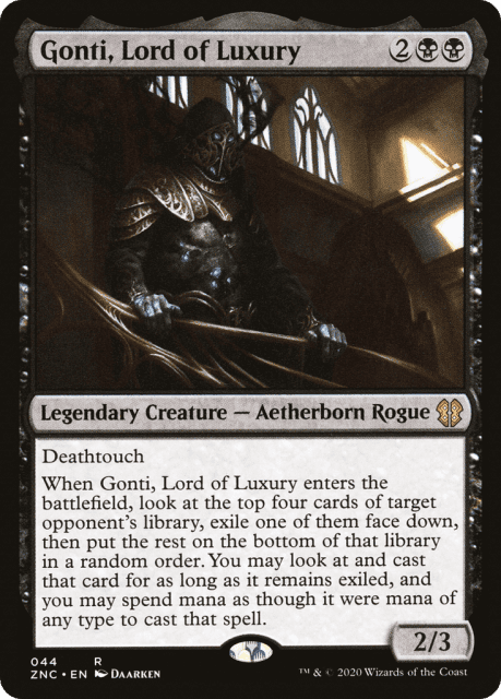 Gonti, Lord of Luxury (44) — Zendikar Rising Commander