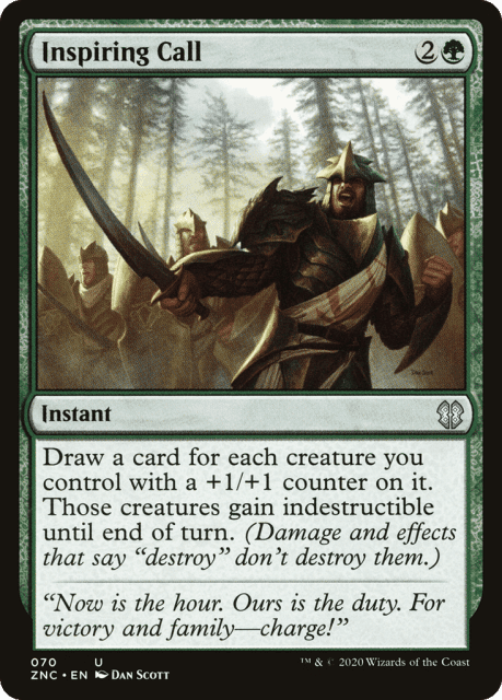 Inspiring Call (70) — Zendikar Rising Commander
