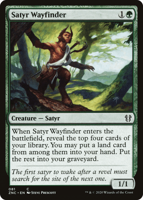 Satyr Wayfinder (81) — Zendikar Rising Commander