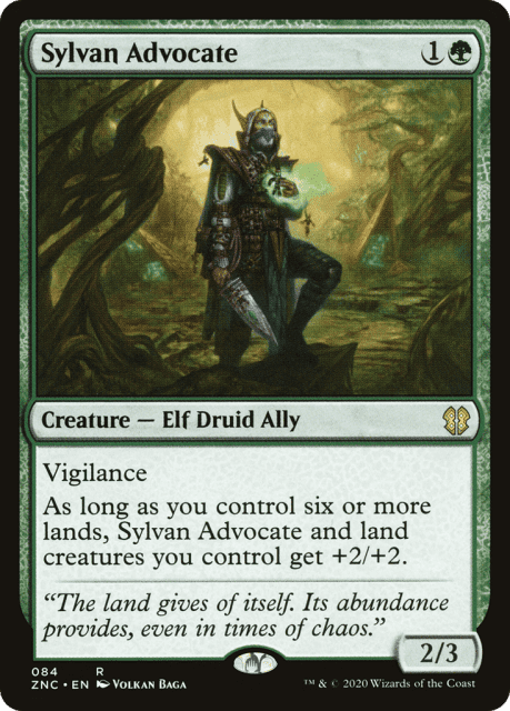 Sylvan Advocate (84) — Zendikar Rising Commander