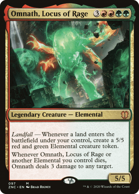 Omnath, Locus of Rage (97) — Zendikar Rising Commander