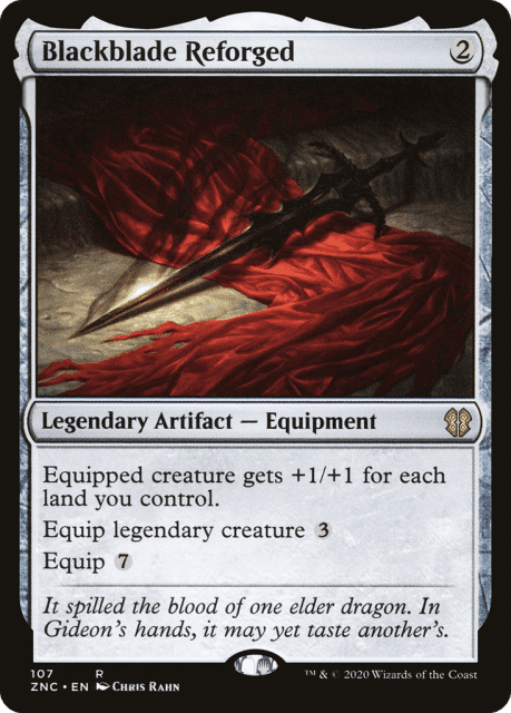 Blackblade Reforged (107) — Zendikar Rising Commander
