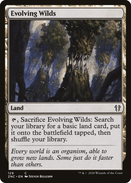 Evolving Wilds (129) — Zendikar Rising Commander