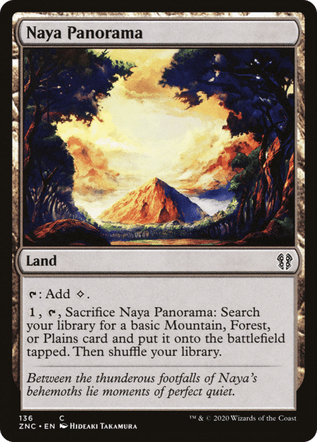 Naya Panorama (136) — Zendikar Rising Commander
