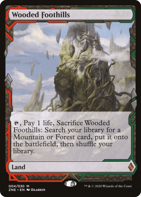 Wooded Foothills (4) — Zendikar Rising Expeditions