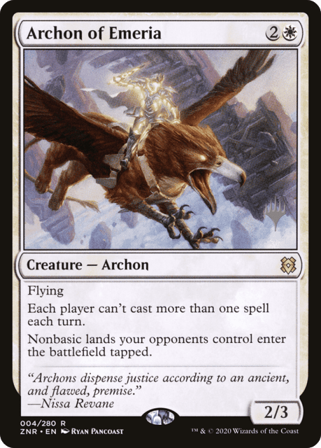 Archon of Emeria (4) — Zendikar Rising Promos