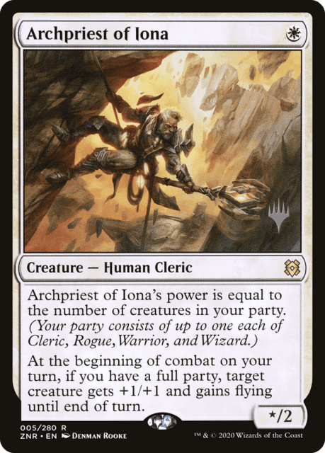 Archpriest of Iona (5) — Zendikar Rising Promos
