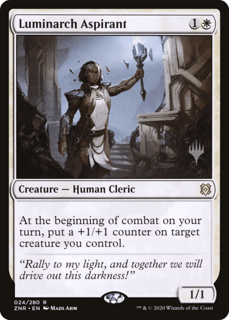 Luminarch Aspirant (24) — Zendikar Rising Promos