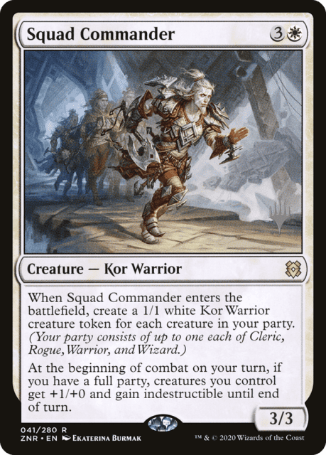 Squad Commander (41) — Zendikar Rising Promos