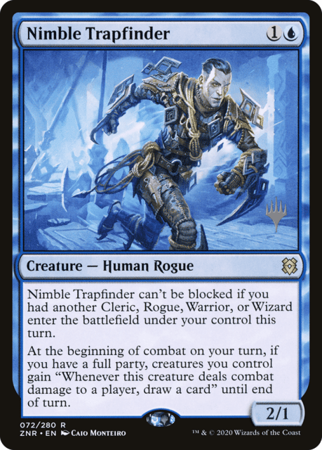 Nimble Trapfinder (72) — Zendikar Rising Promos