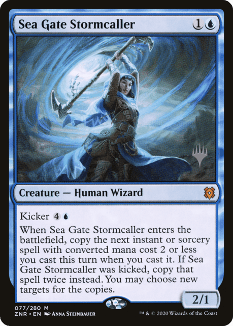 Sea Gate Stormcaller (77) — Zendikar Rising Promos