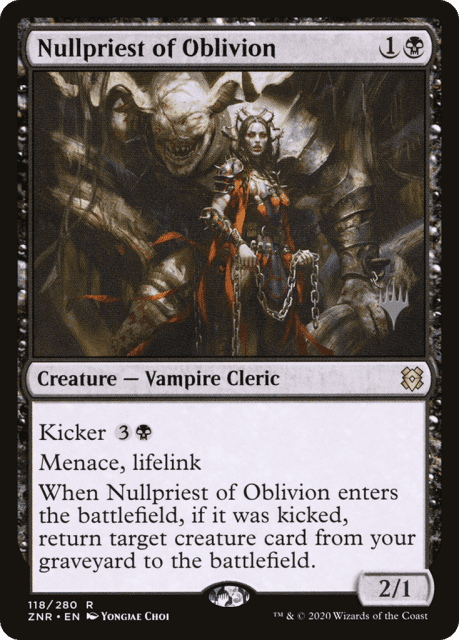 Nullpriest of Oblivion (118) — Zendikar Rising Promos