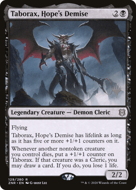 Taborax, Hope's Demise (129) — Zendikar Rising Promos
