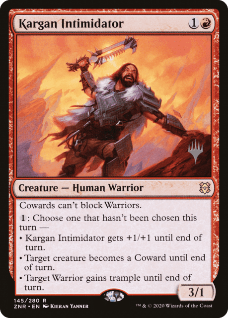 Kargan Intimidator (145) — Zendikar Rising Promos