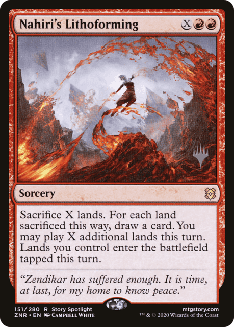 Nahiri's Lithoforming (151) — Zendikar Rising Promos
