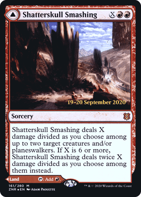 Shatterskull Smashing // Shatterskull, the Hammer Pass (161) — Zendikar Rising Promos