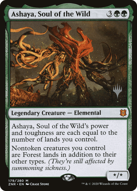 Ashaya, Soul of the Wild (179) — Zendikar Rising Promos