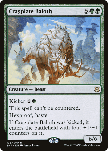 Cragplate Baloth (183) — Zendikar Rising Promos