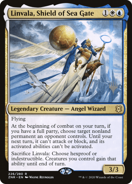 Linvala, Shield of Sea Gate (226) — Zendikar Rising Promos