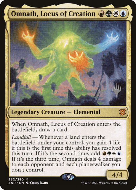 Omnath, Locus of Creation (232) — Zendikar Rising Promos