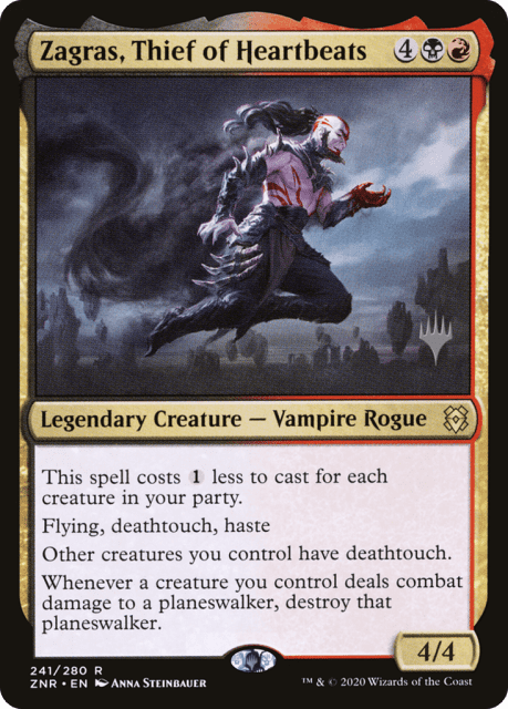 Zagras, Thief of Heartbeats (241) — Zendikar Rising Promos