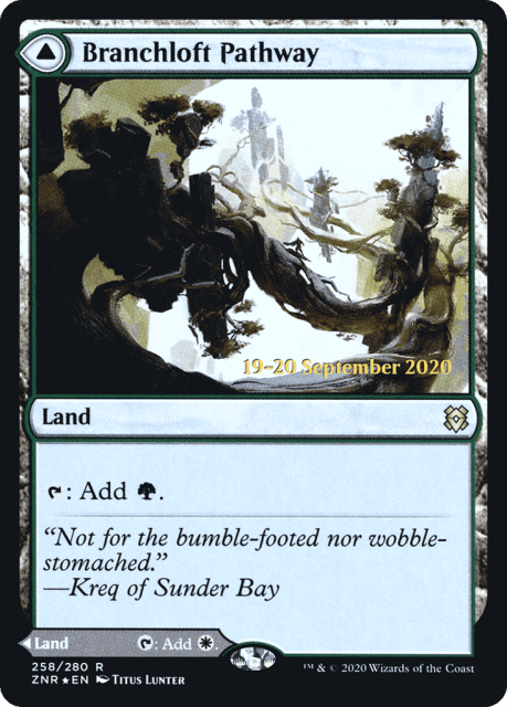 Branchloft Pathway // Boulderloft Pathway (258) — Zendikar Rising Promos