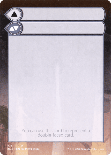 Double-Faced Substitute Card (2) — Zendikar Rising Substitute Cards