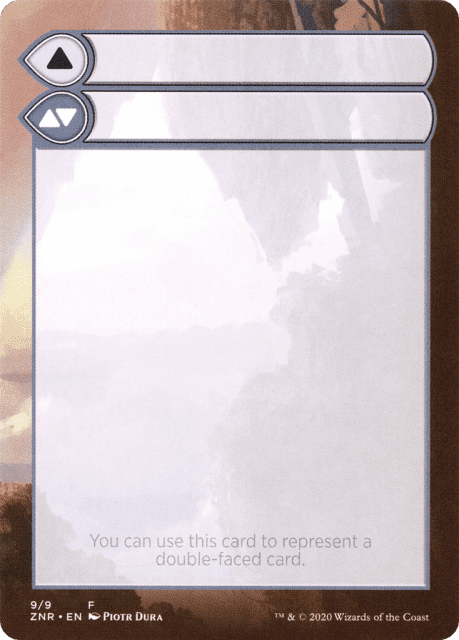 Double-Faced Substitute Card (9) — Zendikar Rising Substitute Cards
