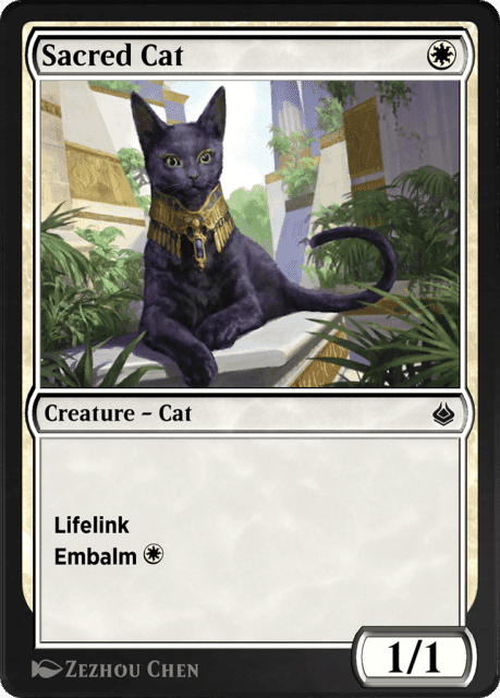 Sacred Cat (34) — Amonkhet Remastered
