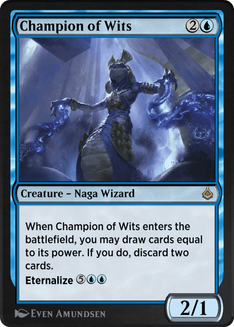Champion of Wits (53) — Amonkhet Remastered