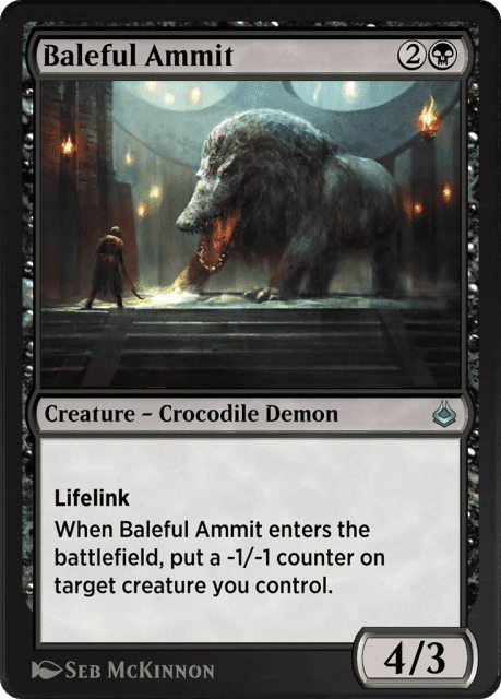 Baleful Ammit (92) — Amonkhet Remastered