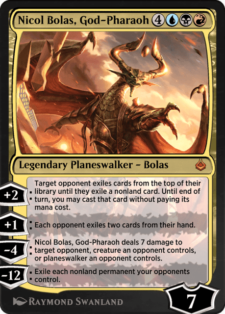 Nicol Bolas, God-Pharaoh (247) — Amonkhet Remastered