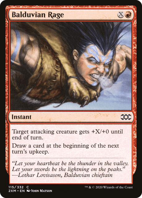 Balduvian Rage (115) — Double Masters