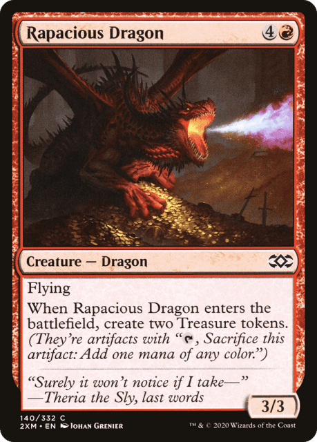 Rapacious Dragon (140) — Double Masters
