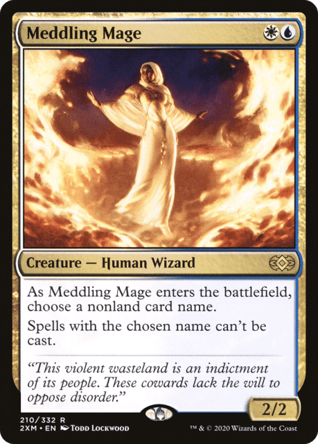 Meddling Mage (210) — Double Masters