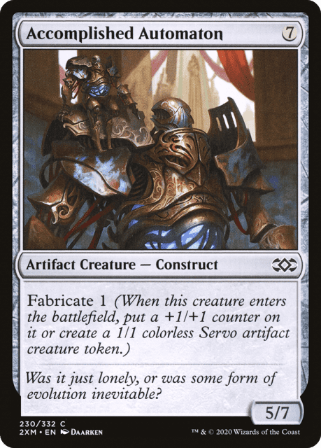 Accomplished Automaton (230) — Double Masters