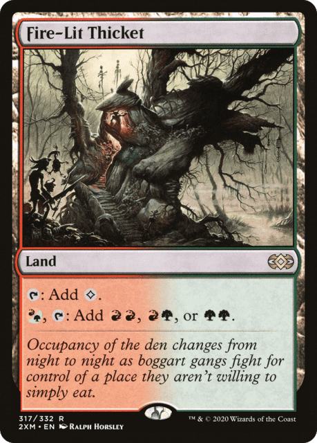 Fire-Lit Thicket (317) — Double Masters