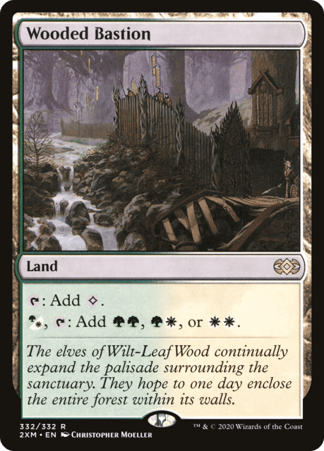 Wooded Bastion (332) — Double Masters
