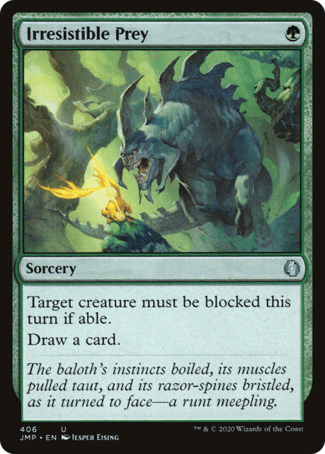 Irresistible Prey (406) — Jumpstart