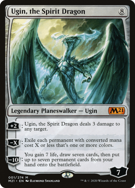 Ugin, the Spirit Dragon (1) — Core Set 2021