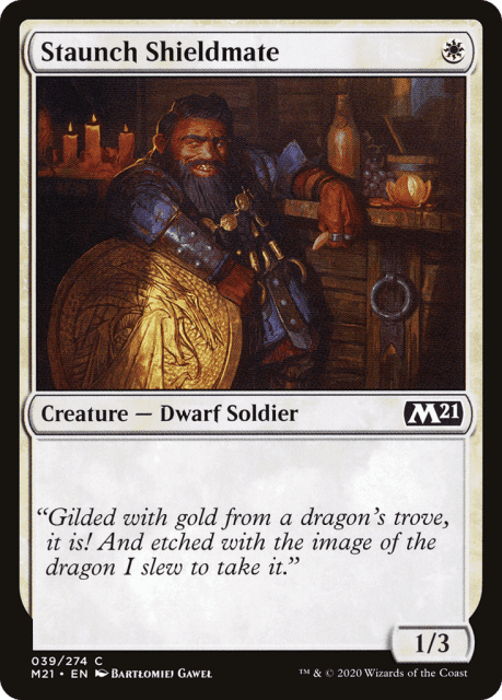 Staunch Shieldmate (39) — Core Set 2021