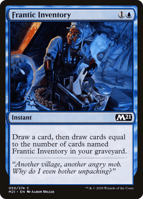 Frantic Inventory (50) — Core Set 2021
