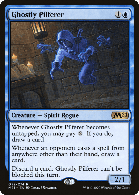 Ghostly Pilferer (52) — Core Set 2021