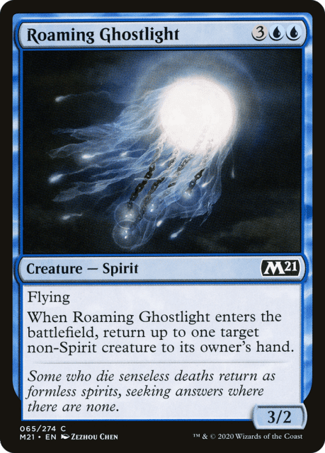 Roaming Ghostlight (65) — Core Set 2021